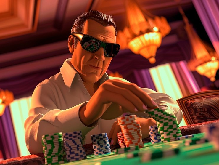 Studio live-dealer lgo lux dengan multi-kamera untuk blackjack dan baccarat